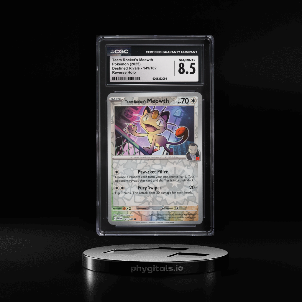 Team Rocket's Meowth card artwork