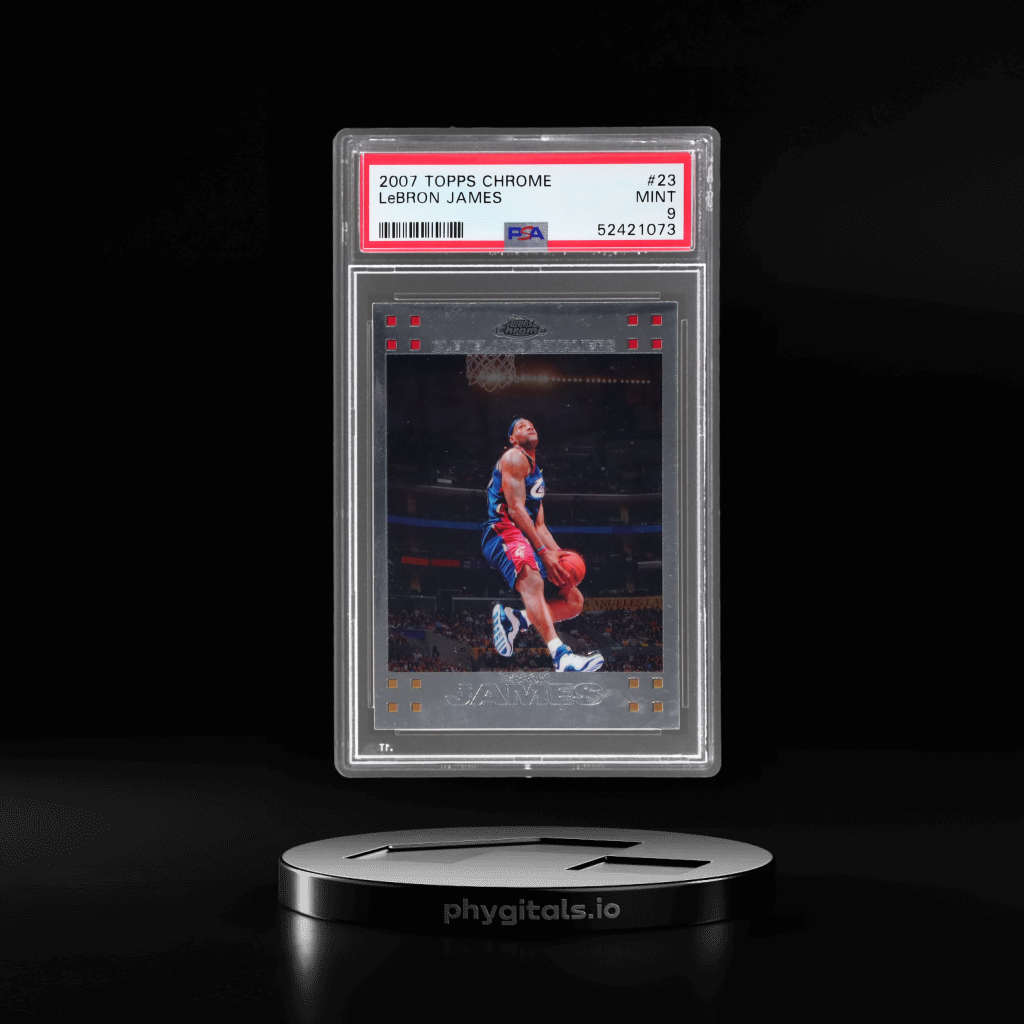LeBron James card artwork