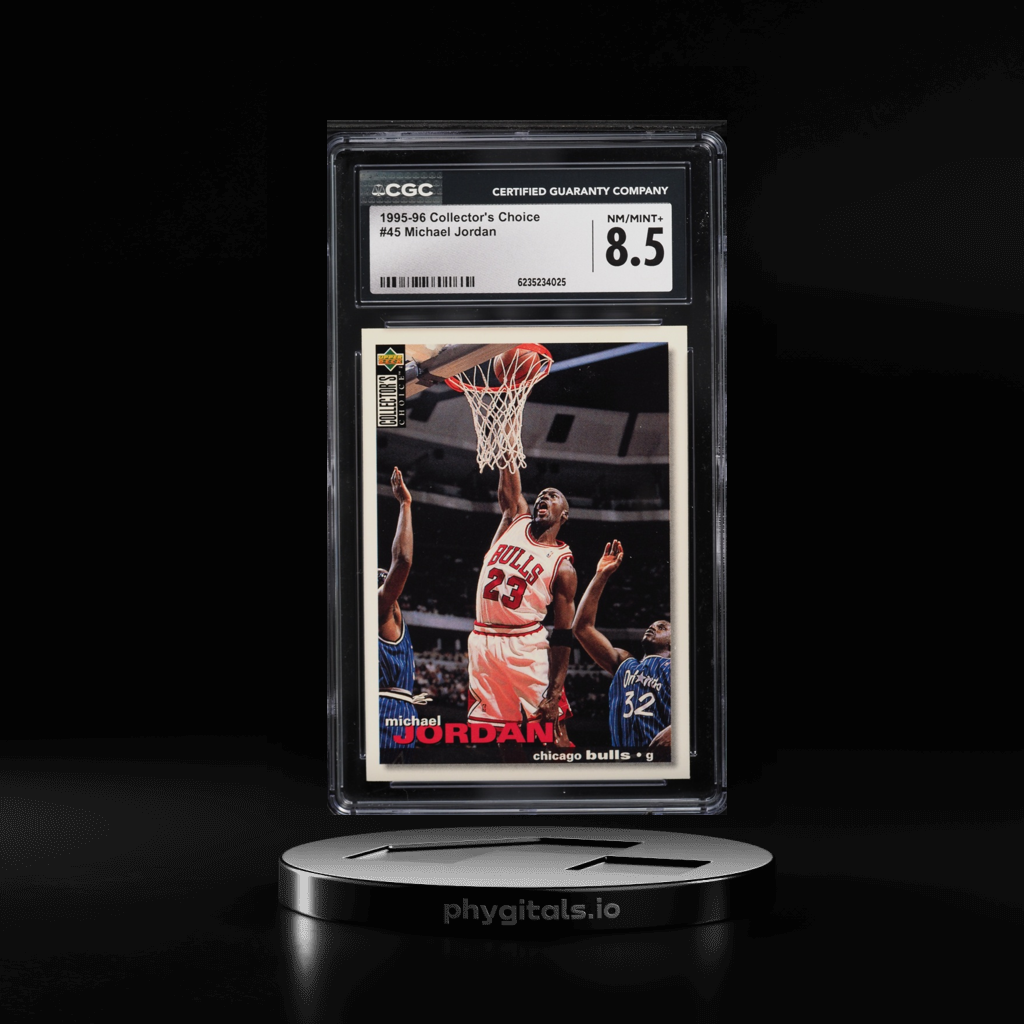Basketball Michael Jordan card artwork