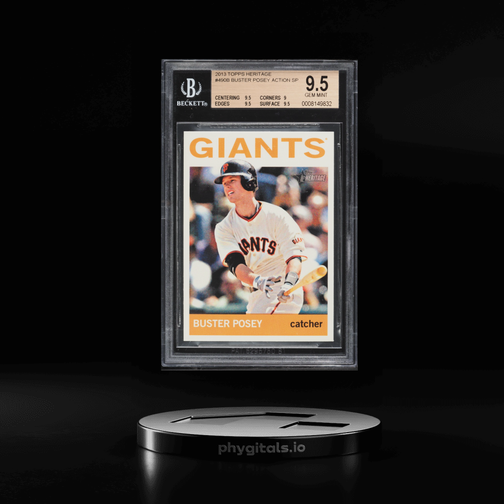 BUSTER POSEY ACTION SP 9 5 card artwork