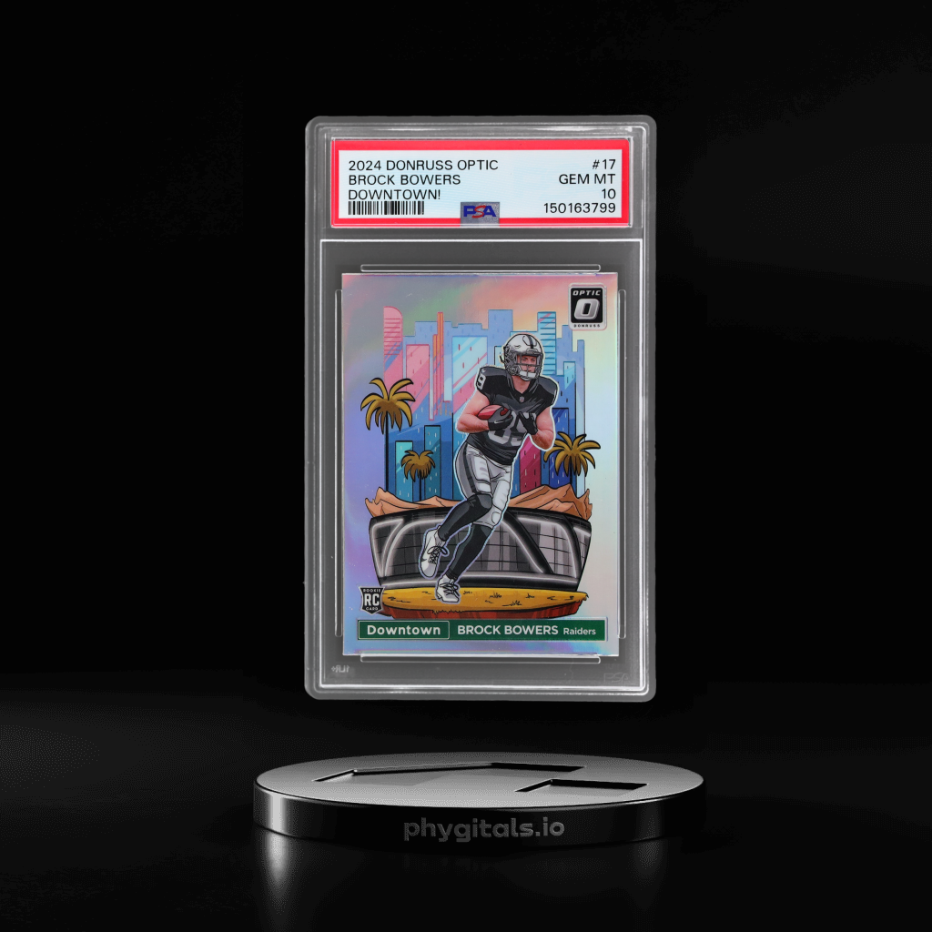 Downtown Brock Bowers card artwork