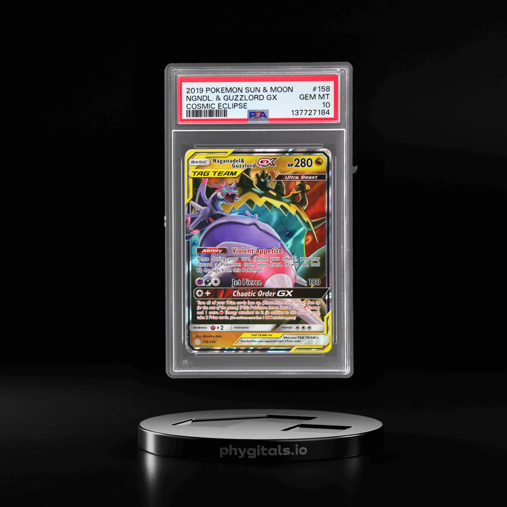 Guzzlord Gx/Naganadel card artwork