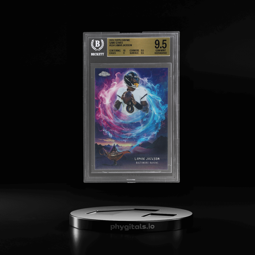 LAMAR JACKSON card artwork