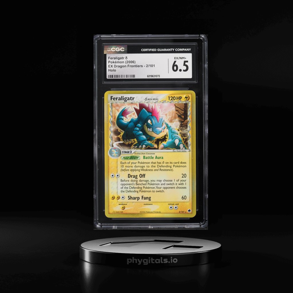 Feraligatr 5 EX/ card artwork