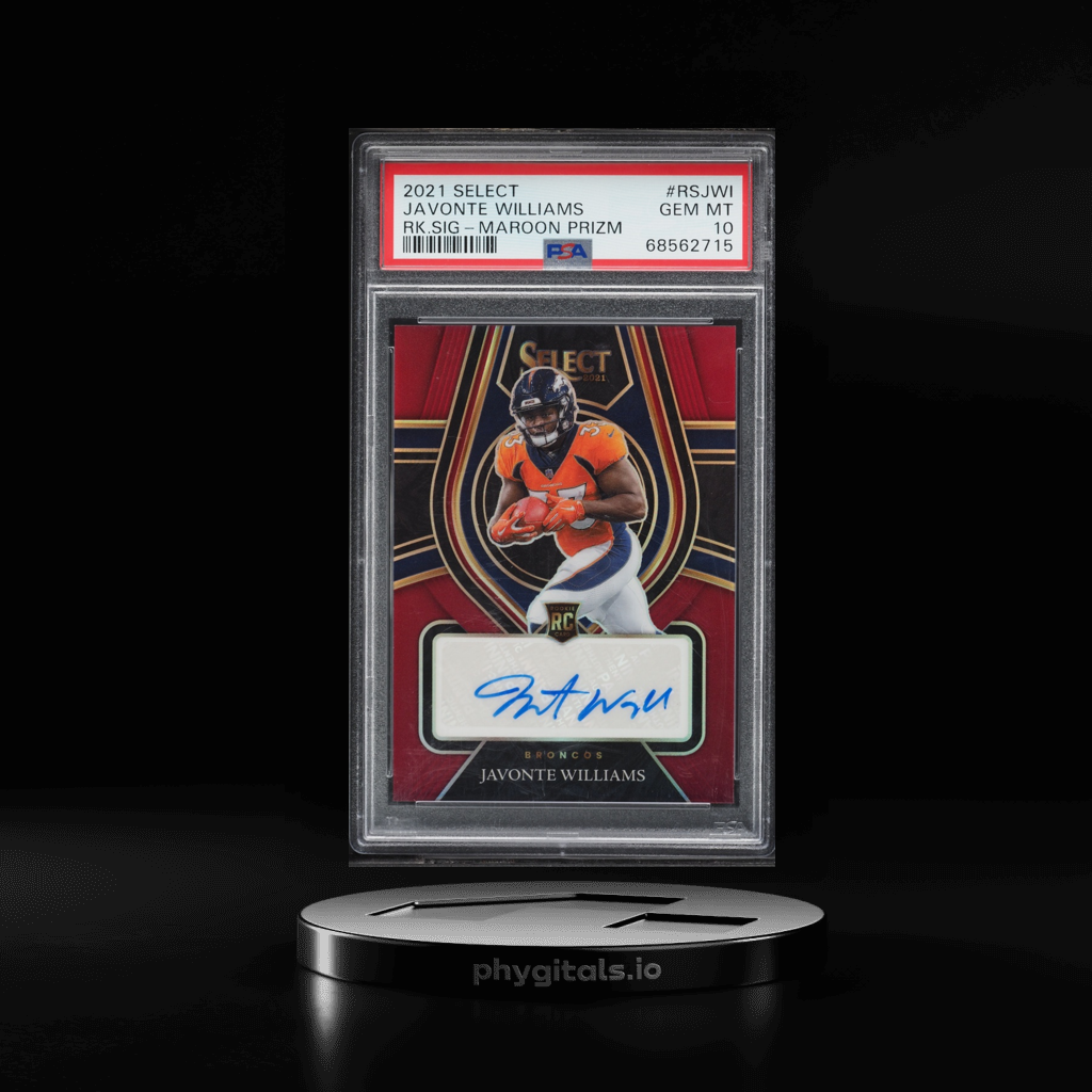 JAVONTE WILLIAMS card artwork
