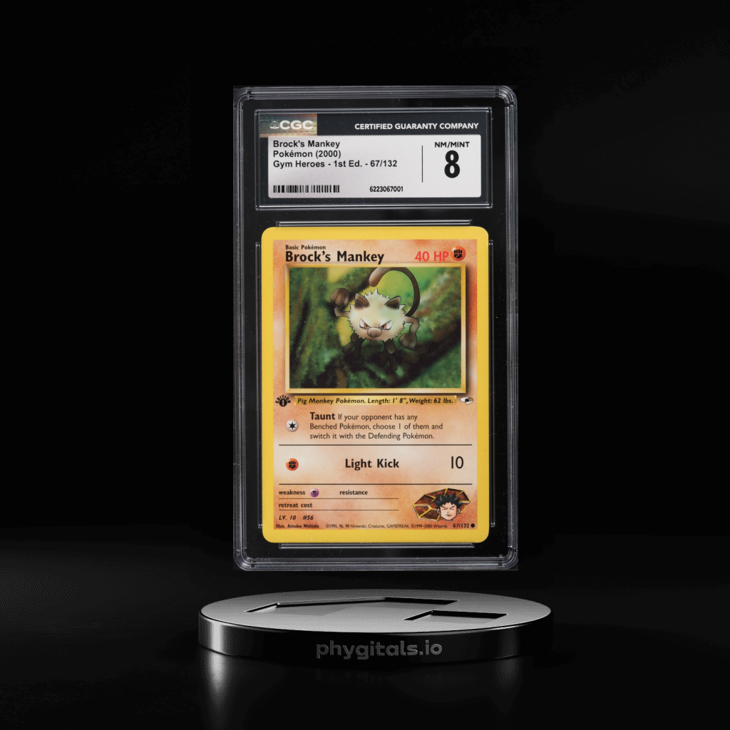Brock's Mankey card artwork