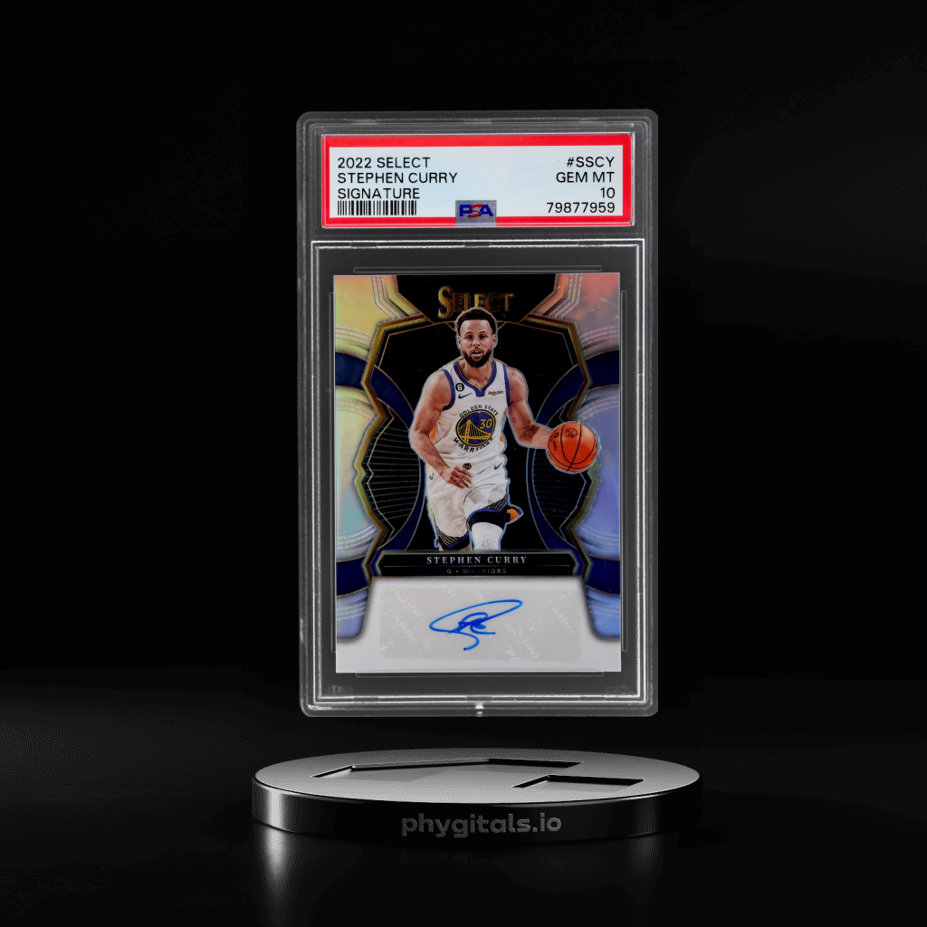 Signature Stephen Curry card artwork