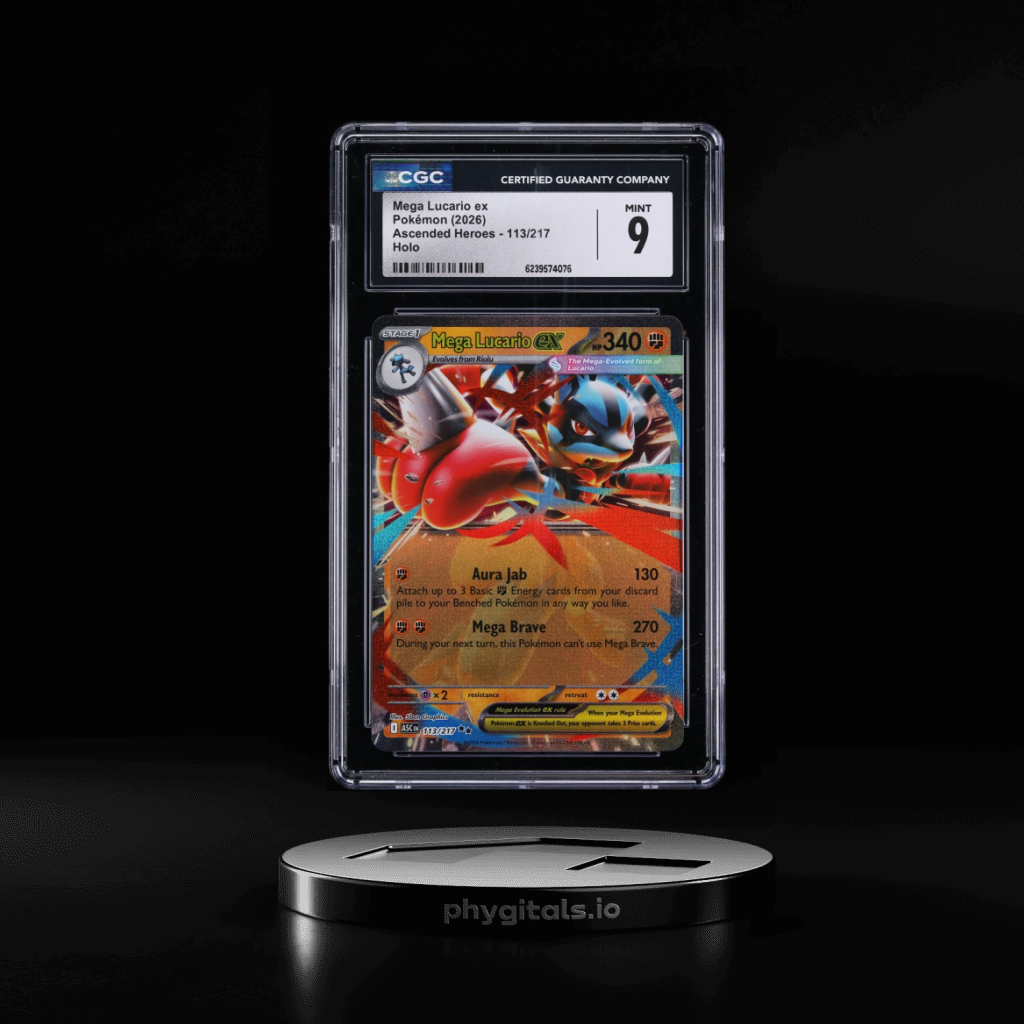 Mega Lucario ex card artwork