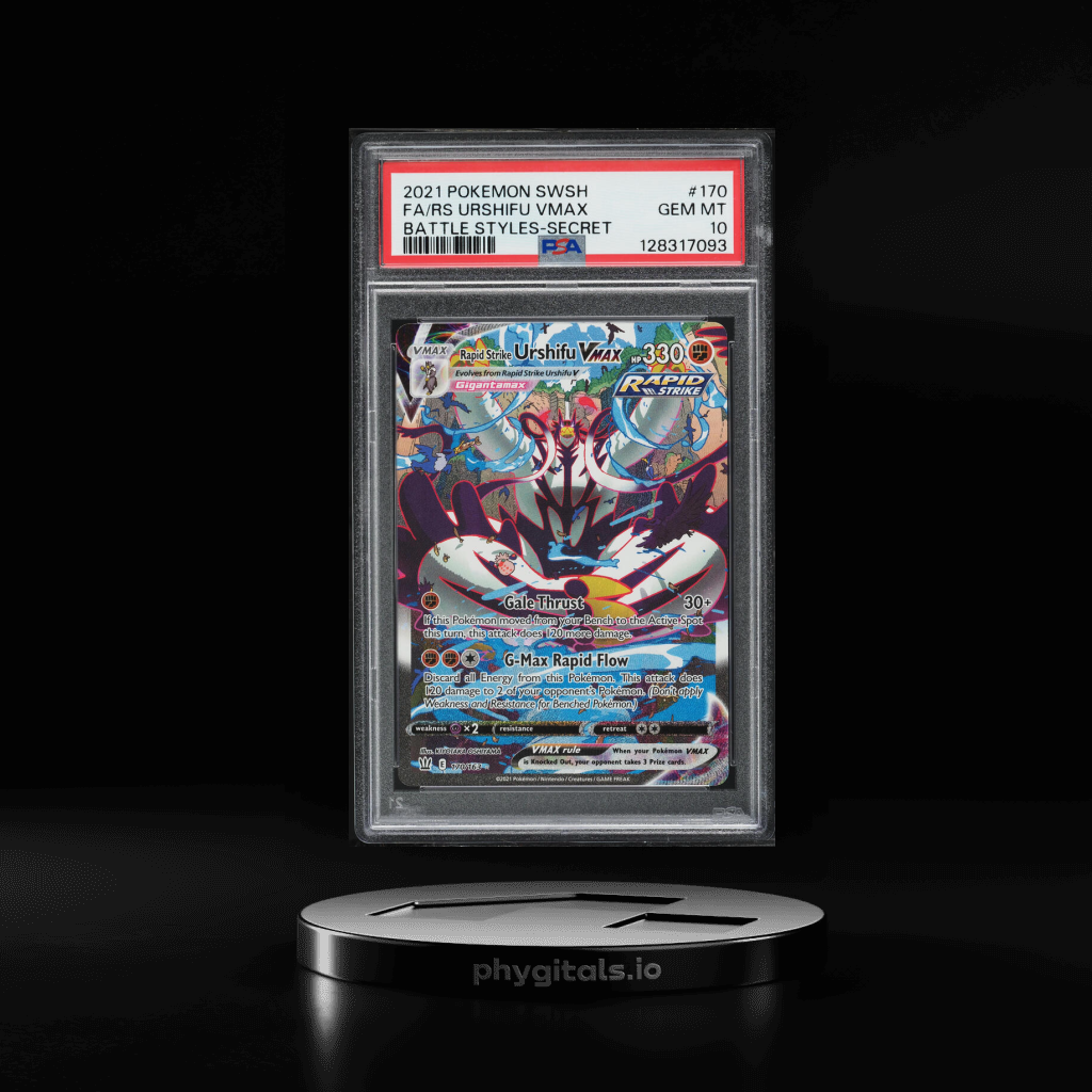 Rapid Strike Urshifu VMAX card artwork