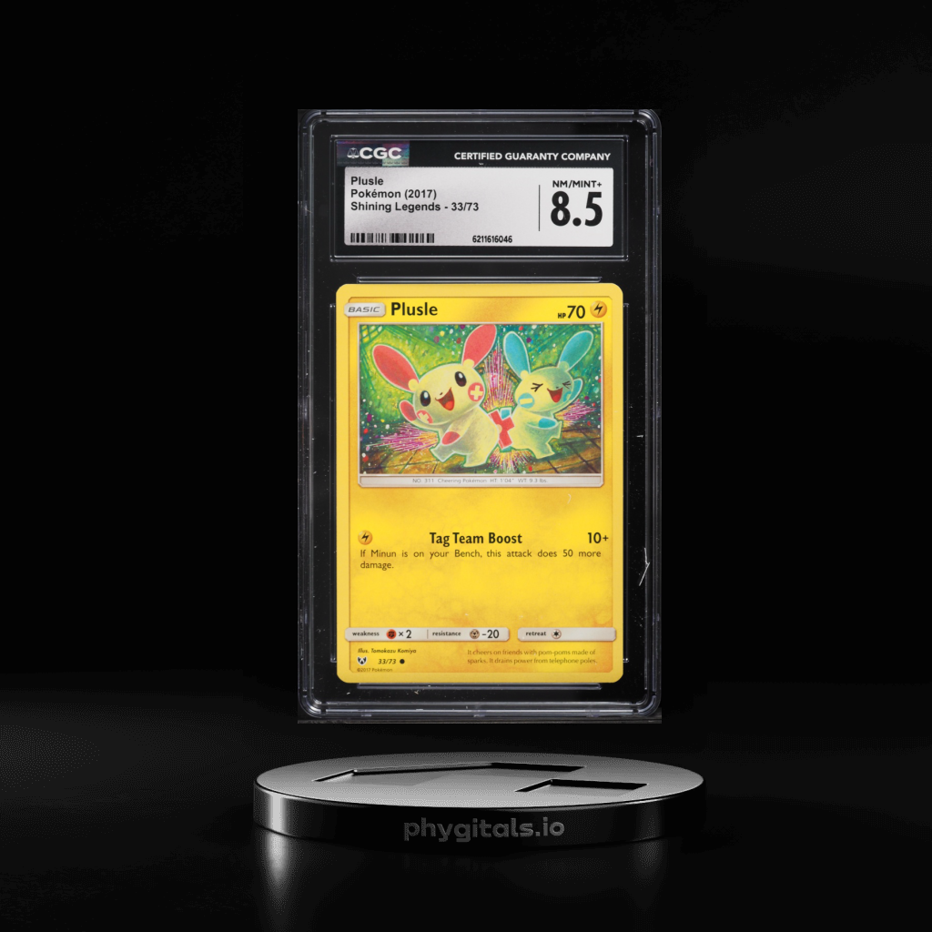 Plusle card artwork