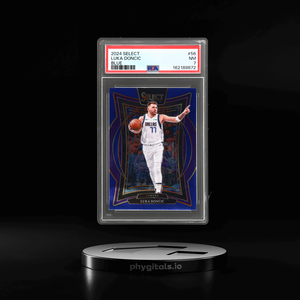 Concourse Blue Luka Doncic card artwork