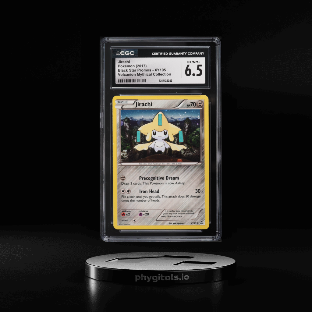 Mythical Collection Holo Jirachi card artwork
