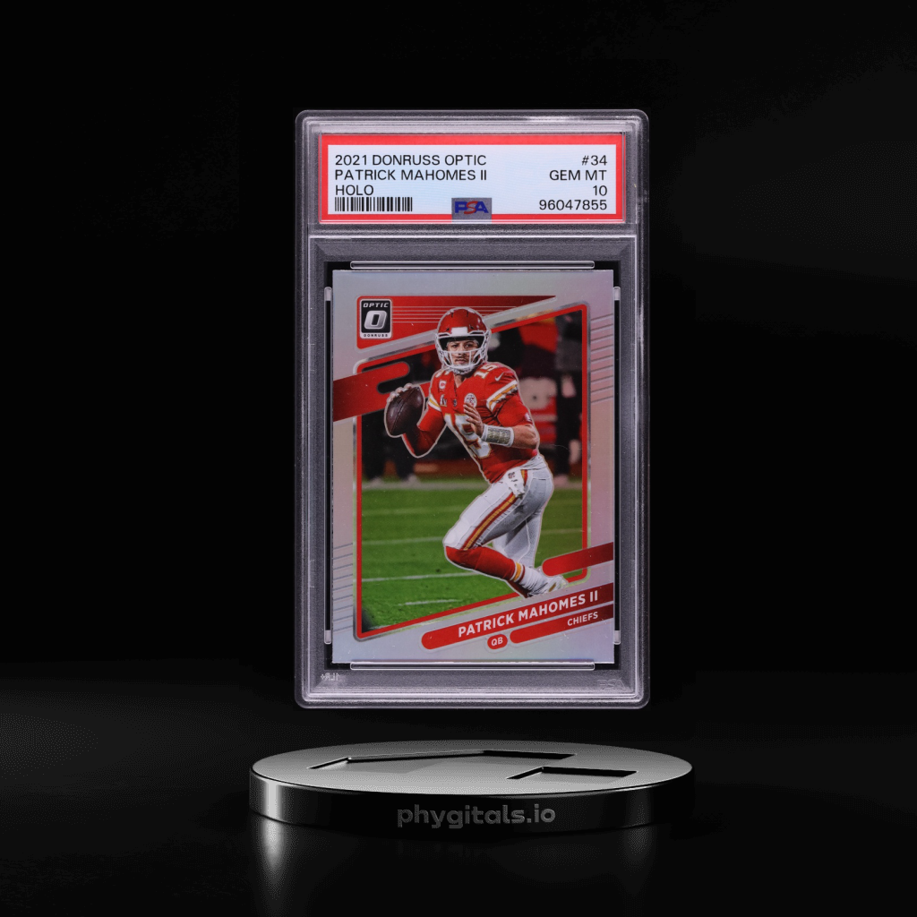 Patrick Mahomes II card artwork