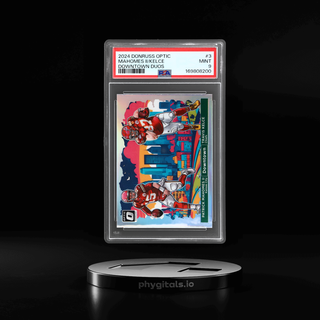Downtown Duos Patrick Mahomes Ii/Travis Kelce card artwork
