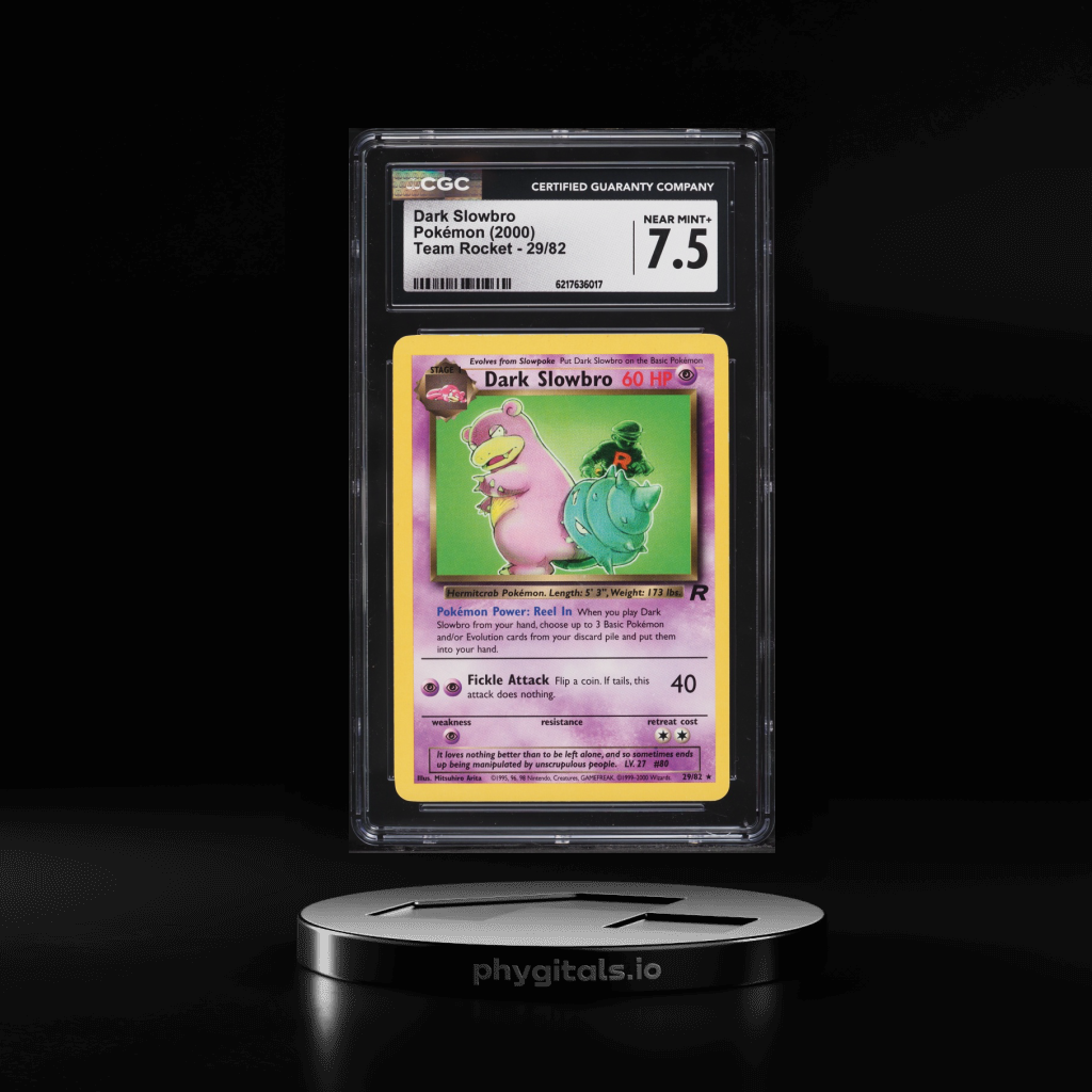 Dark Slowbro NEAR card artwork