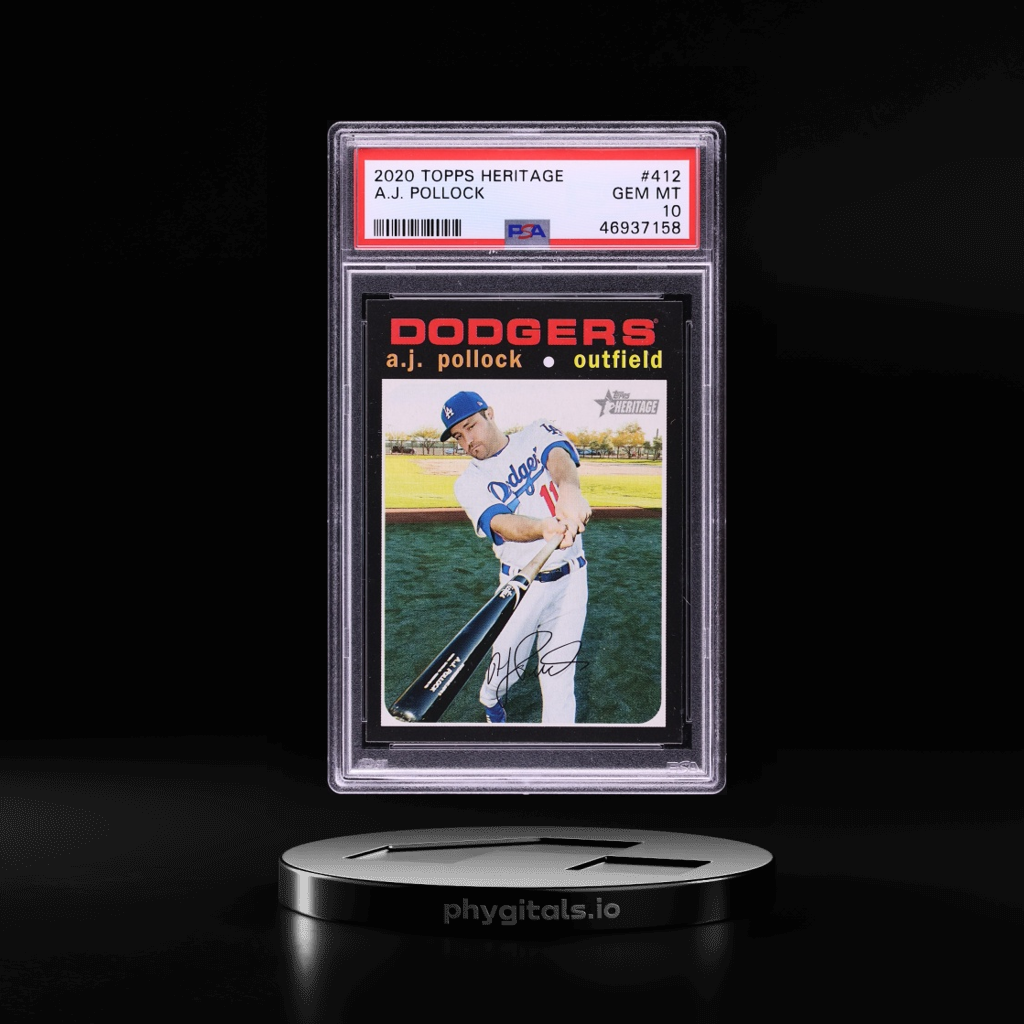 A.J. POLLOCK card artwork