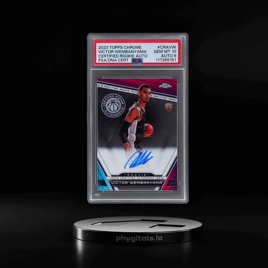 Certified Rookie Autograph Victor Wembanyama card artwork