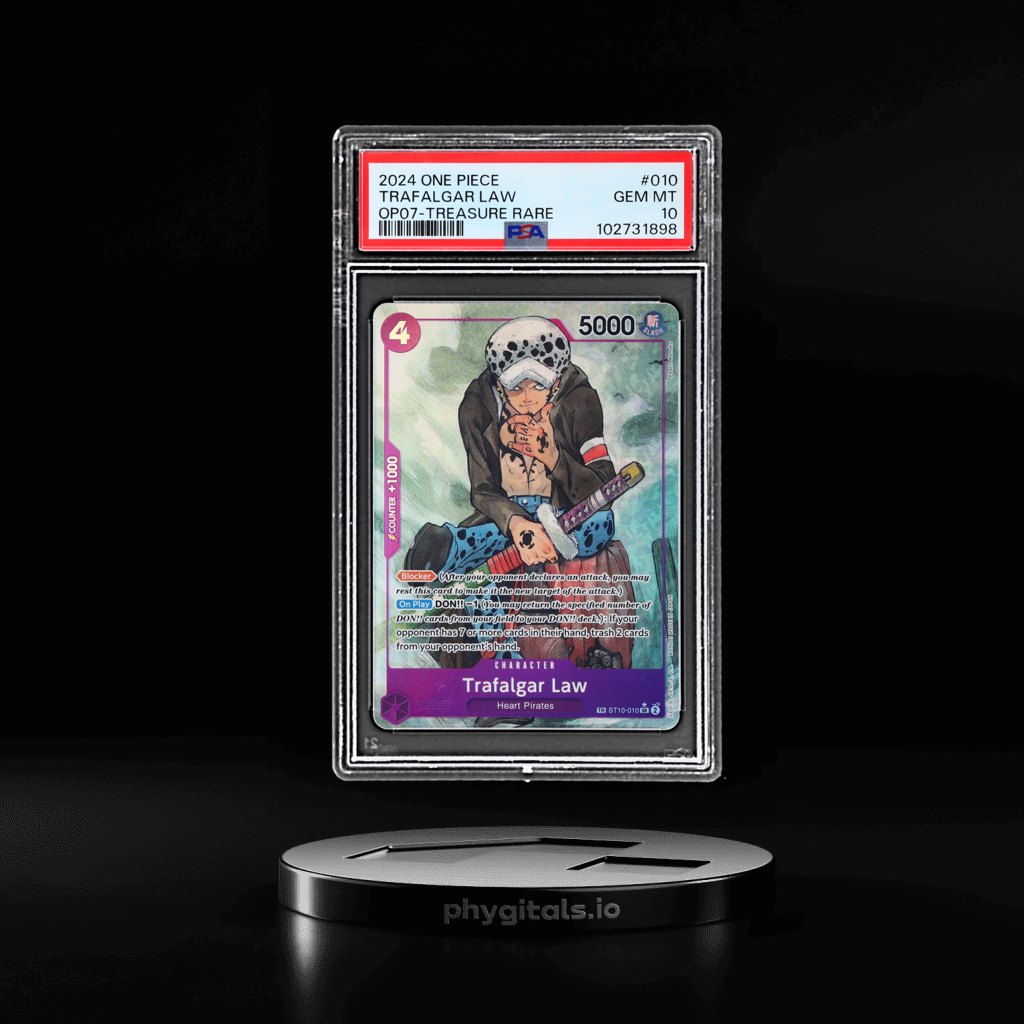 Treasure Rare Trafalgar Law card artwork
