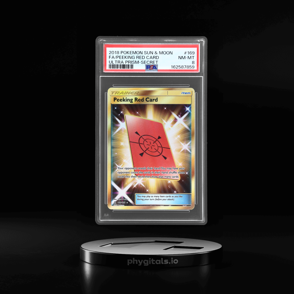 Peeking Red Card card artwork