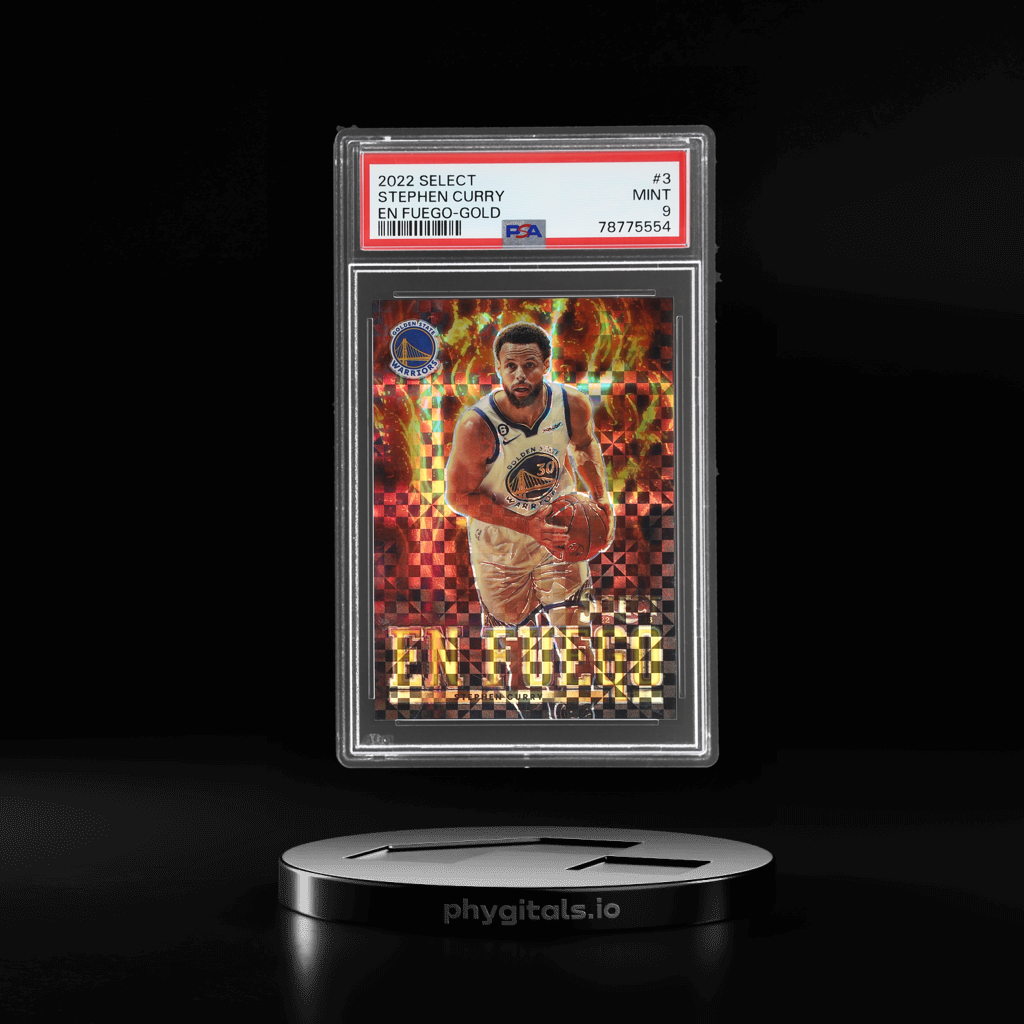En Fuego Gold Stephen Curry card artwork