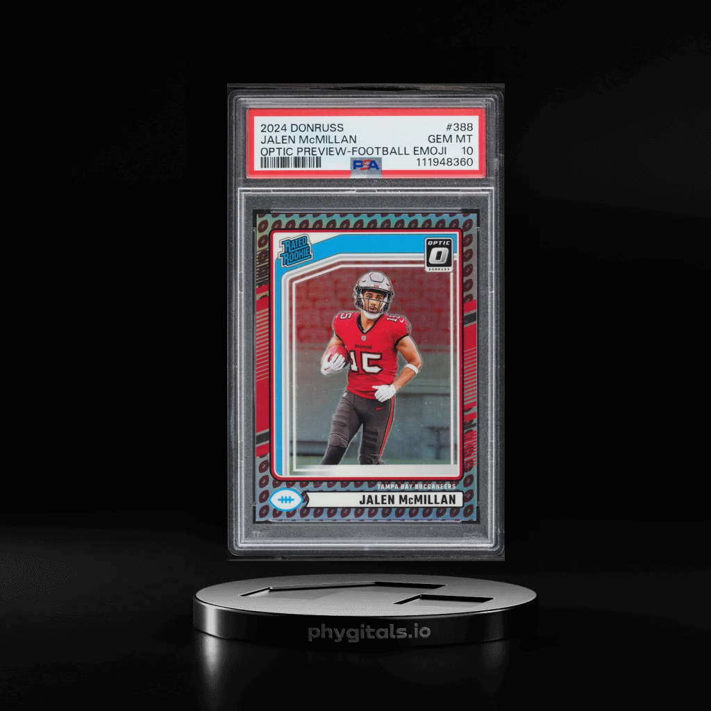 Preview Football Emoji Jalen McMillan card artwork