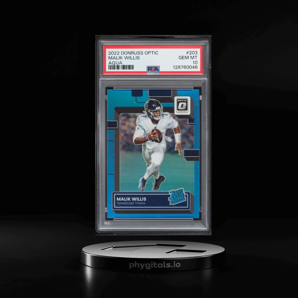 Aqua Malik Willis card artwork