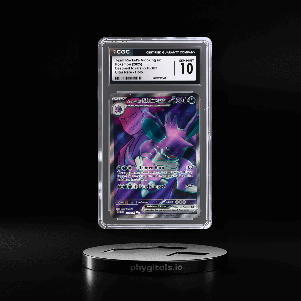 Team Rocket's Nidoking ex card artwork