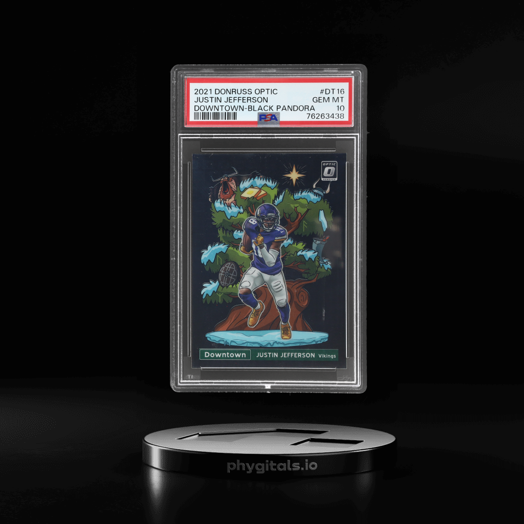 Downtown Black Pandora Justin Jefferson card artwork